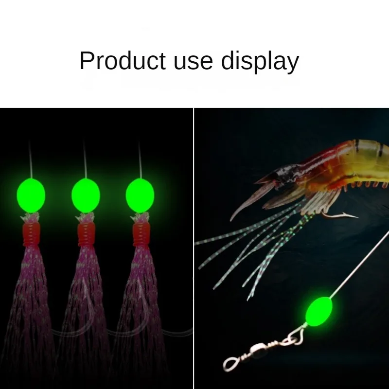 100pcs/lot Oval Night Luminous - Fishing Lure Making Kit review and price