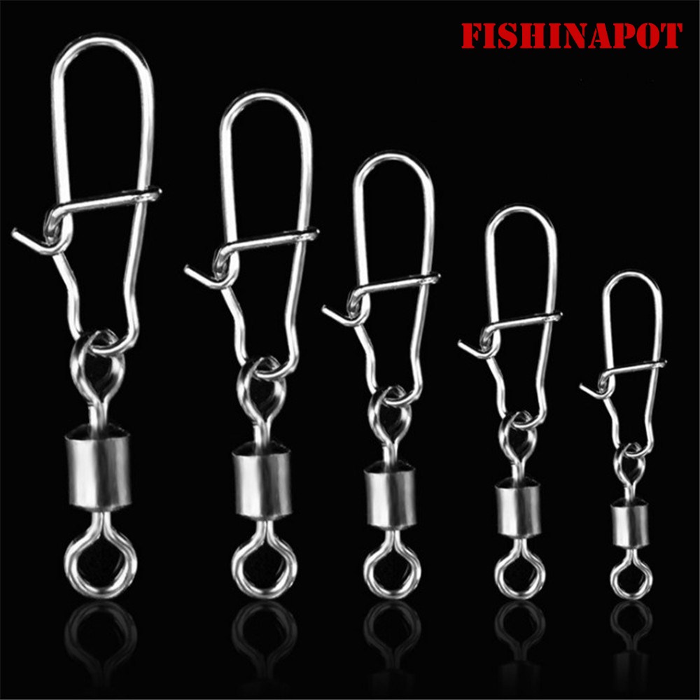 FISHINAPOT 30pcs/lot 2#-10# St - Fishing Lure Spinner review and price