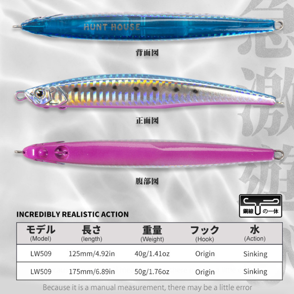 Hunthouse Jerk Press Bait Sink - Fishing Lure Jerkbait review and price