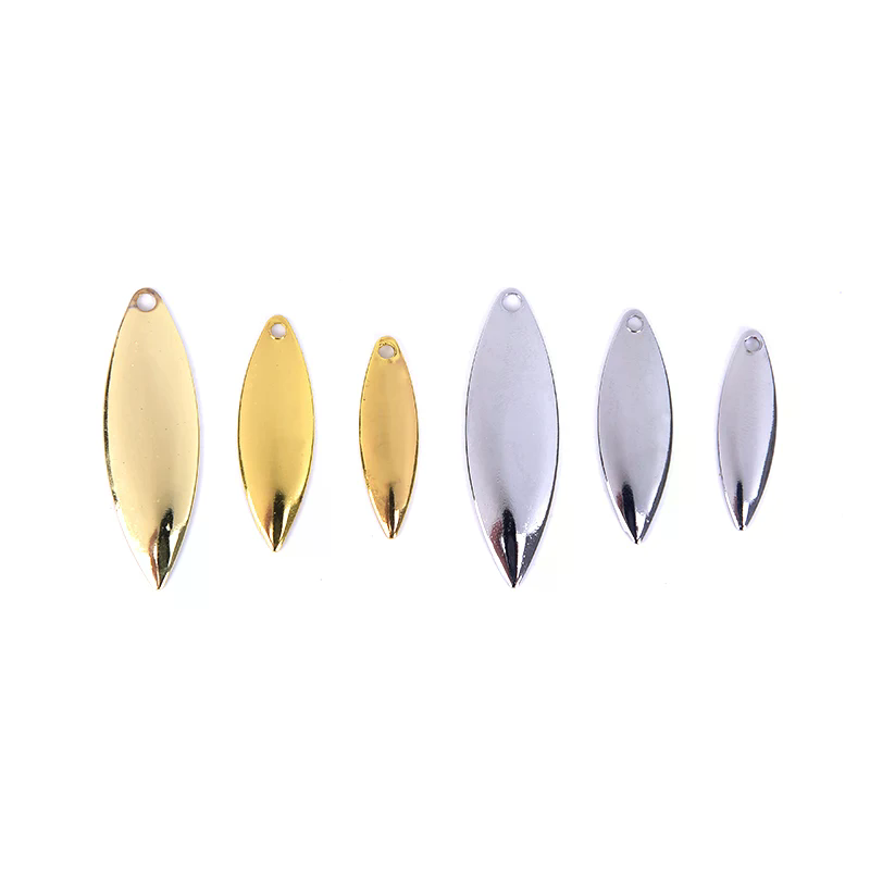 50pcs Willow Spinner Blades Sm - Fishing Lure Blade Bait review and price