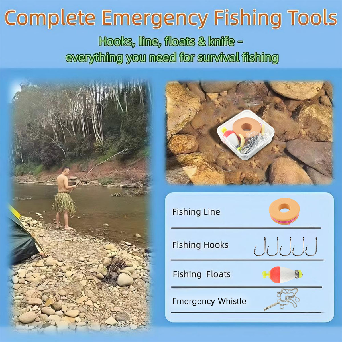 Portable Emergency Fishing Gea - Fishing Lure Making Kit review and price