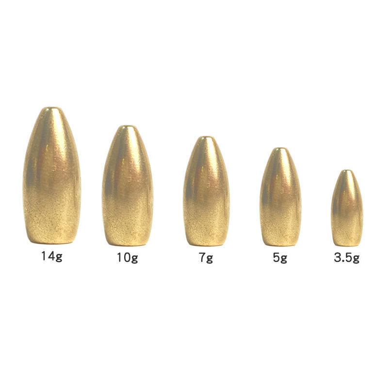 10Pcs/Pack Brass Bullet Fishin - Fishing Lure Accessories review and price