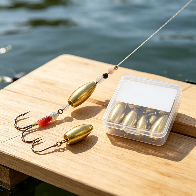 10Pcs/Pack Brass Bullet Fishin - Fishing Lure Accessories review and price