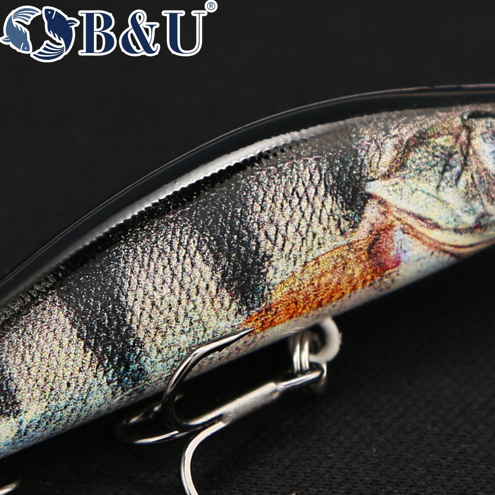 B&U 62mm 8.4g Sinking Minnow W - Fishing Lure Jerkbait review and price