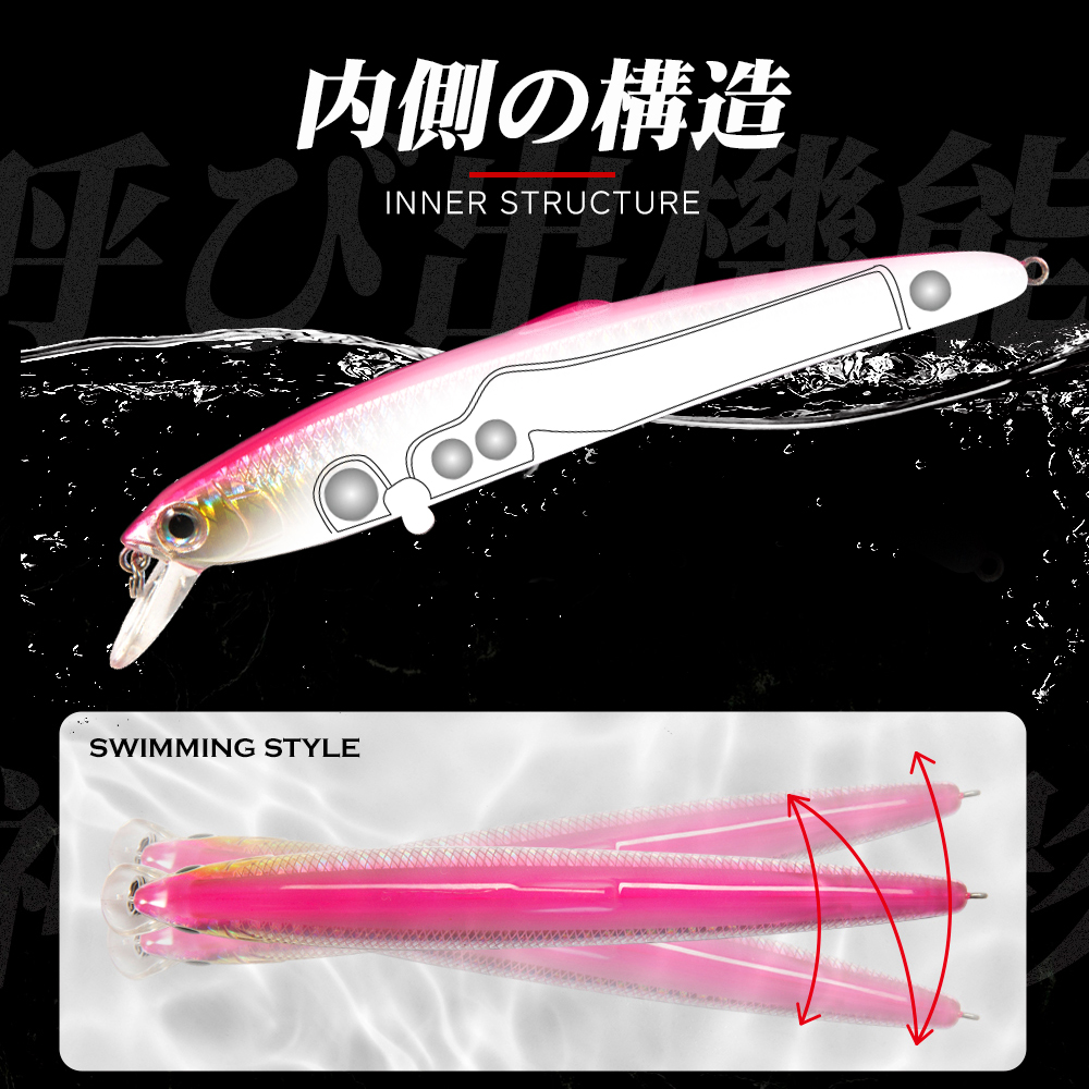 Hunthouse Saruna Minnow Jerkba - Fishing Lure Jerkbait review and price