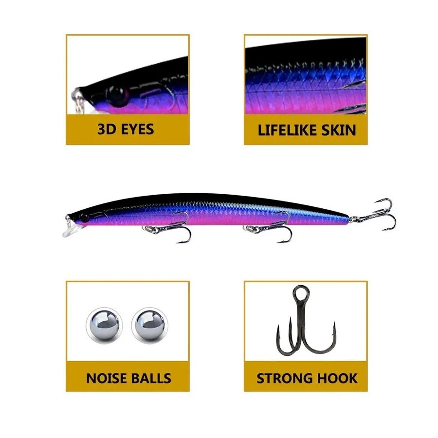 Laser Minnow Fishing Lure 18cm - Fishing Lure Crankbait review and price